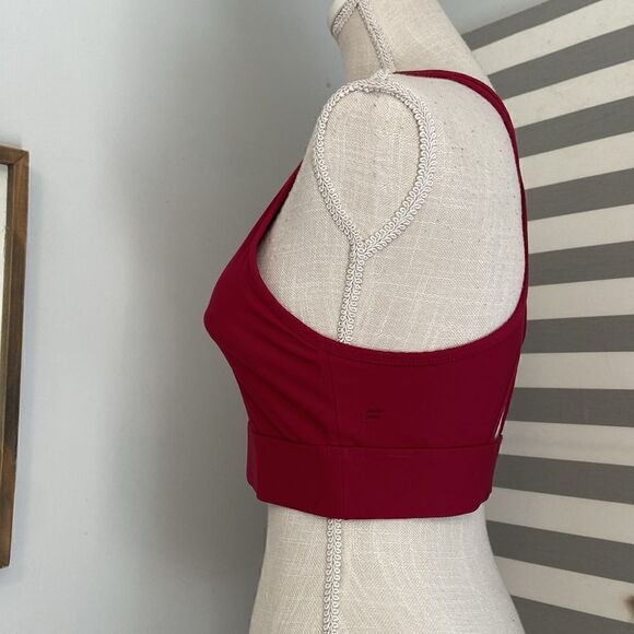 Fabletics Maroon Red Crossback High Neck Sports Bra Size XXS - Picture 2 of 5